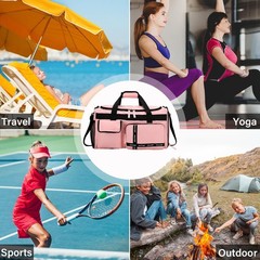 MAXTOP Gym Bag for Women Men Travel Duffle Bag Large Capacity Carry On Weeken…