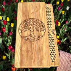 Sadhu board for Beginners from 100% Ash wood , Nails Step 10mm, Tree of Life