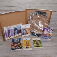 Winsor Pilates System w/ 5 DVDs, planner and pilates compression ring, open box