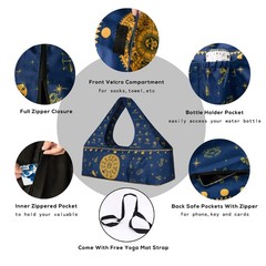 Yoga Mat Bag-Large with Strap,Zipper and Pockets Bags Carriers Fits All Your …