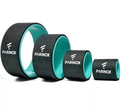 Yoga Wheel Set of 3+1, Upgraded 10MM Thick Back Wheels for Pain Relief Stress