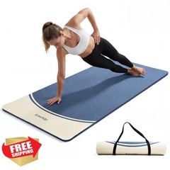 EASEUP Blue TPE Extra Thick Yoga Mat