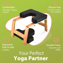 Yoga Headstand Bench – Inversion Chair for Stress Relief & Home Workouts