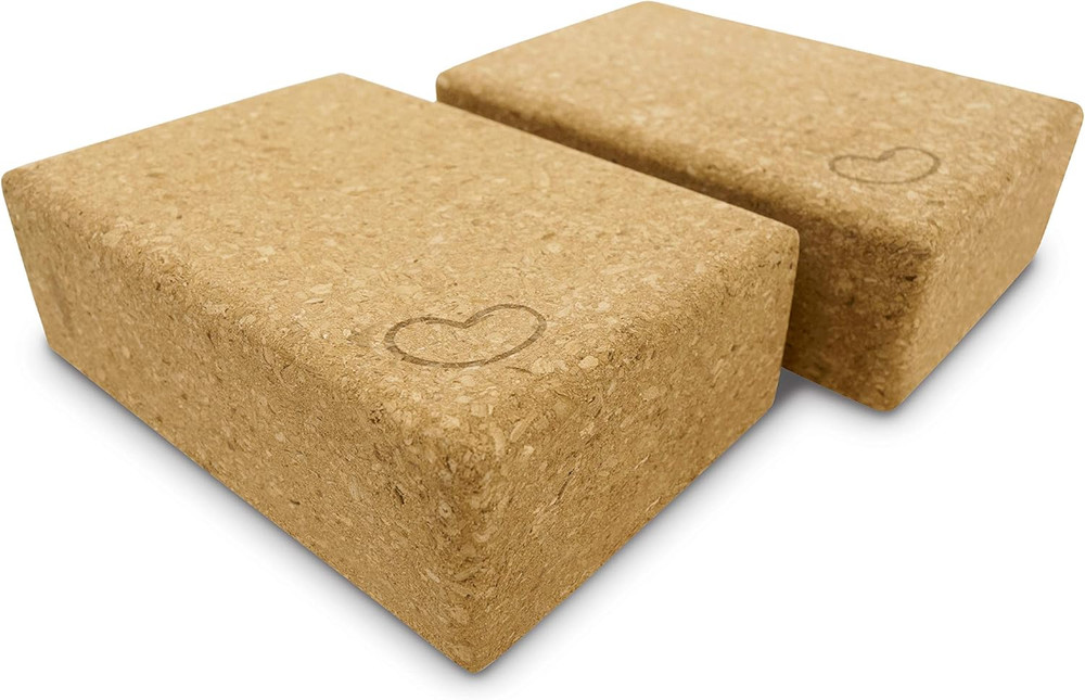 Yoga Blocks, Standard & Large Sizes – Studio Grade, Non-Slip, Made from Eco Frie