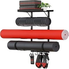 lsk yoga mat holder matte black