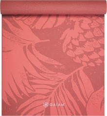 Gaiam Print Yoga Mat, Non Slip Exercise & Fitness Mat for All Types of Yoga, Pil