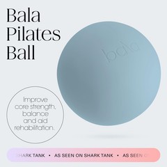 Bala Pilates Ball, Non-Weighted Exercise Ball – Small 8″ Yoga Ball for Barre,…