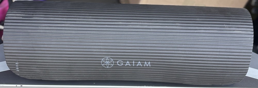 Gaiam Essentials 10mm Thick Yoga Mat Carry Strap Non-Slip Exercise Fitness 72×24