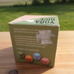 NEW sealed Yoga Dice Kit And Instructions Active Workouts Game