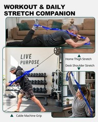 Lightweight 75” Stretching Strap – Versatile Support for Post-Surgery Healing