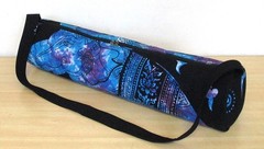Tie Dye Elephant Yoga Mat Carrier Bag Hippie Mandala Cotton Bag With Shoulder US