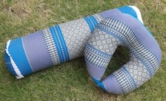 Thai Cotton Bolster Pillow Cushion Headrest Yoga Cushion Pillow Handmade