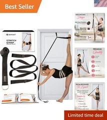 Stretching Strap With Door Anchor – Stretching Equipment to Improve Legs Flex…