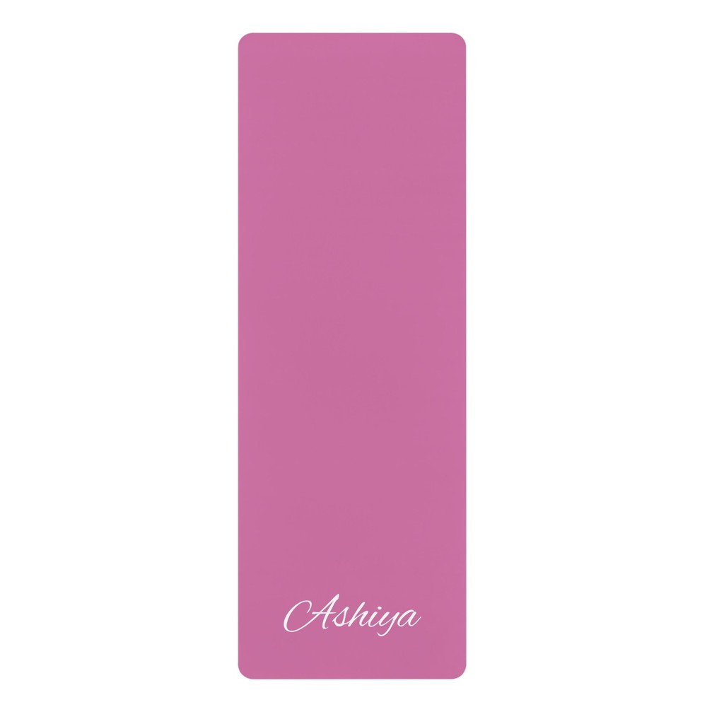 Personalized ‘Enjoy All the Yogas’ Rubber Yoga Mat | Custom Yoga Mat