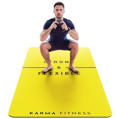 Large Exercise Mat – Extra Thick 10mm Workout Mat (72″x32″) – Non-Sl