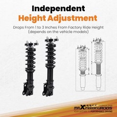 Coilovers for Honda Civic 2006-2011, for Acura CSX 2006-2011, Height Black