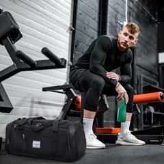 Laripwit Travel Duffle Bag for men 40L Medium Sports Gym Bag with Wet Pocket …