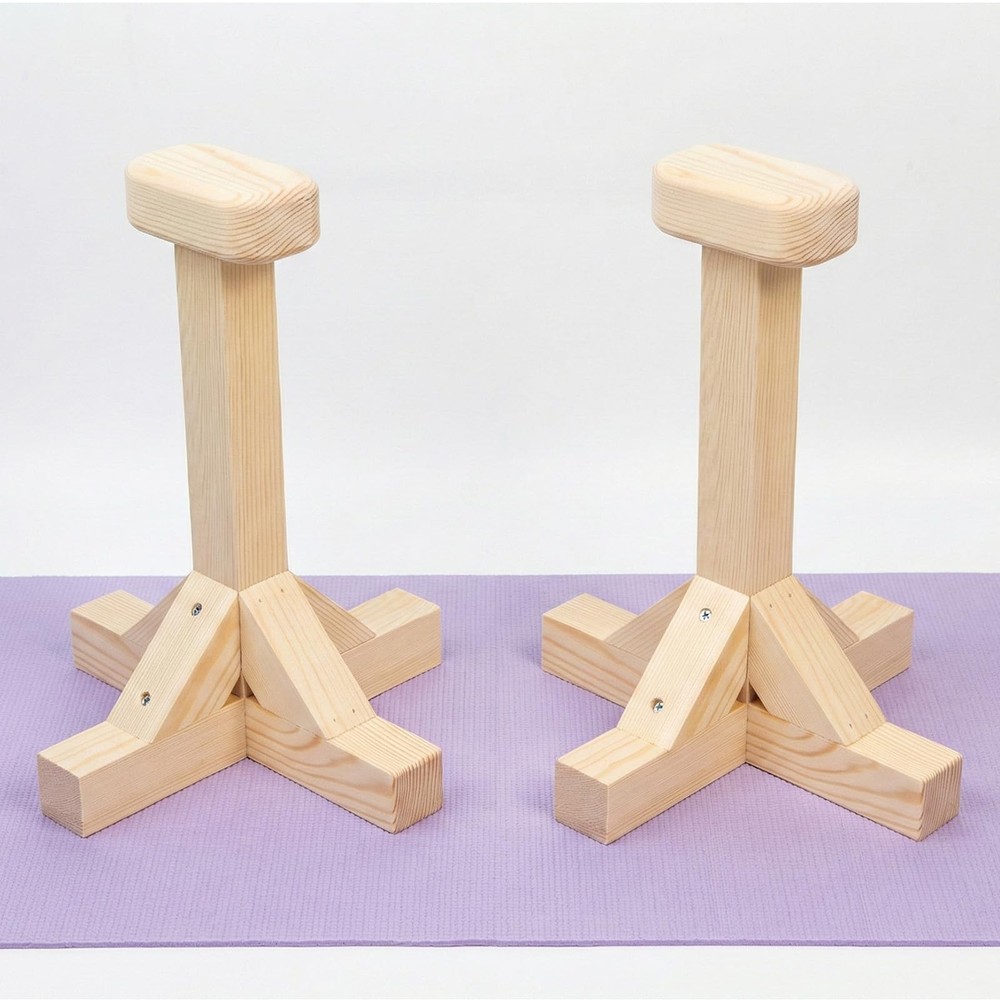SAMTROY Handstand Canes for Balance Training, Stable Wooden Handstand Blocks …
