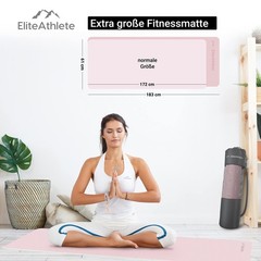 Yoga Mat Sports Mat Fitness Mat Gymnastics Mat Padded & Non Slip F…
