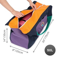 Large Yoga Mat Bag Carrier for men and Women – Stylish Tote with 4 Pockets, D…