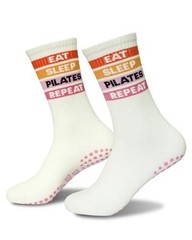 Cute Pilates Socks – Eat Sleep Pilates Repeat Sign Best Studio Gifts for Women
