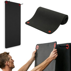 SPRI Hanging Exercise Mats for Gyms, Closed-Cell Foam Yoga & Fitness Mats with G