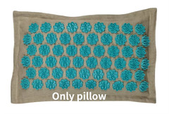 74*44Cm Nature Linen Coconut Palm Massage Yoga Mat with Bag Lotus Spike Acupress