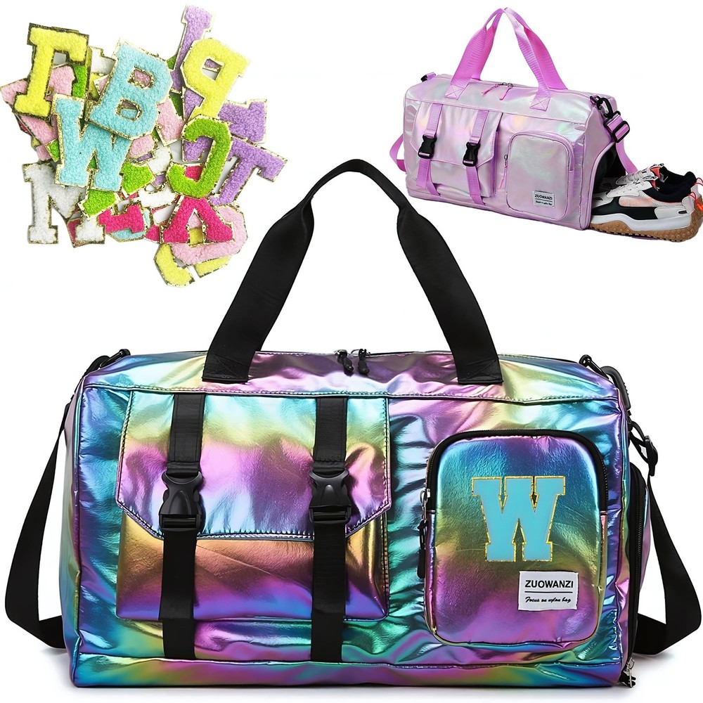 Personalized Gym Bag for Women,Weekender Duffle for Travel,Lightweight Carry …