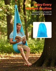 Smooth Movement Aerial Hammock 300lb Load 104.3×58.7in All Body Types