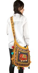 Crossbody Shoulder Hobo Messenger Elephant Bag Colorful Travel Books Casual