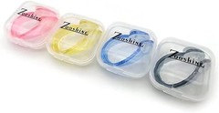 Swimming Training Waterproof Dotted Nose Clip Plugs (4 CT)