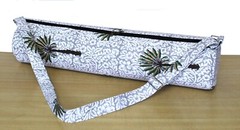 Indian White Palm Cotton Unisex Bags Gym Bags With Shoulder Strap Yoga Mat Bags