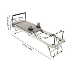 Foldable Pilates Reformer Machine Home Workouts , Pilates Equipment Adjustable,,