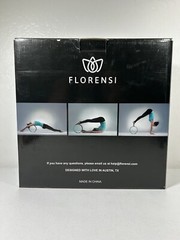 Florensi Yoga Wheel Black Rollers 6″ 10″ 12″ Set 3 Muscle Therapy Stretch