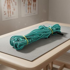 Braided Elastic Cord Band Coiled Loop Handle Tension Band Stitched Stitched