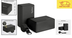 2-Pack Non-Slip Yoga Blocks & 8FT Strap – Ultimate Set for Stretching & Toning