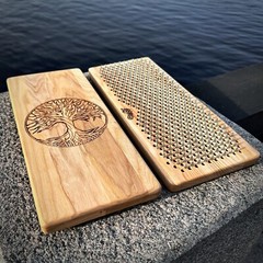 Sadhu board for Beginners from 100% Ash wood , Nails Step 10mm, Tree of Life