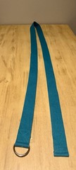Gaian Yoga Strap Blue Adjustable Stretching Straps for Yoga Pilates Fitness