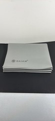 Gaiam Foldable Yoga Mat Super Compact Ultra Lightweight Gray 68×24