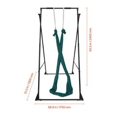 Yoga Stand Frame, 440.9 lbs Load, Triangular Swing Stand with Yoga Hammock