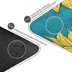 Sunflower Yoga Mat Home Workout Fitness Women Non Slip Storage Bag