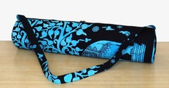 Indian Tie Dye Elephant Yoga Mat Carrier Mandala Large Bag With Shoulder Strap