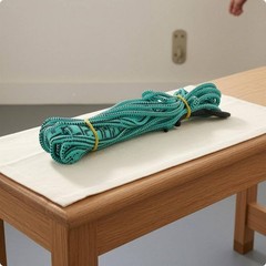 Braided Elastic Cord Band Coiled Loop Handle Tension Band Stitched Stitched