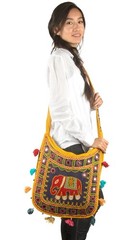 Crossbody Shoulder Hobo Messenger Elephant Bag Colorful Travel Books Casual