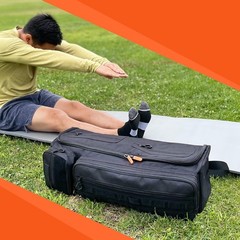 Men’s Tactical Yoga Mat Carrier – Expandable Compartment & Zippered Pockets