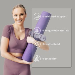 Yoga Mat Scrunchie – Stylish Yoga Mat Strap – Stretch-Fit for All Standard Ma…