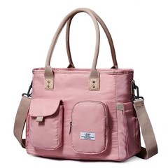 Large Utility Tote Bag with Multi-pockets and Compartment for Travel & Work