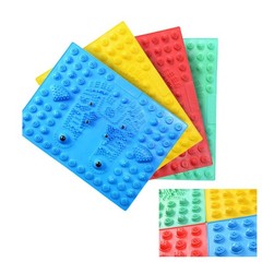 Healthyteria Foot Massage Mat Pad, Acupressure for Feet, Blue