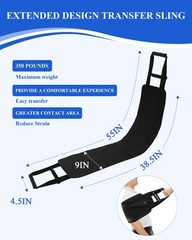 SPRING SEAON Transfer Sling – Essential Transfer Belt Lifting Strap for Elder…