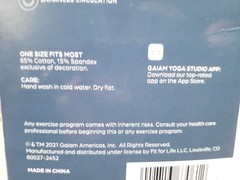 Gaiam Yoga Compression Thigh High Leg Sleeves Pilates, Training